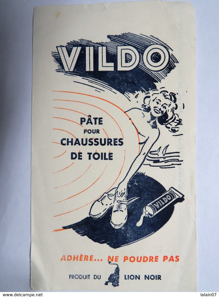 Buvard : "VILDO", Pâte Pour Chaussures De Toile - Produits Ménagers