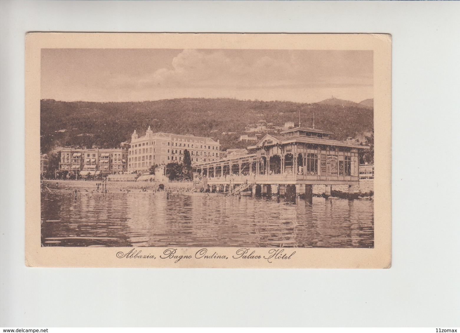 Abbazia Opatija Hotel Palace Postcard (st620) Ed. Abucalil 1924 - Kroatien