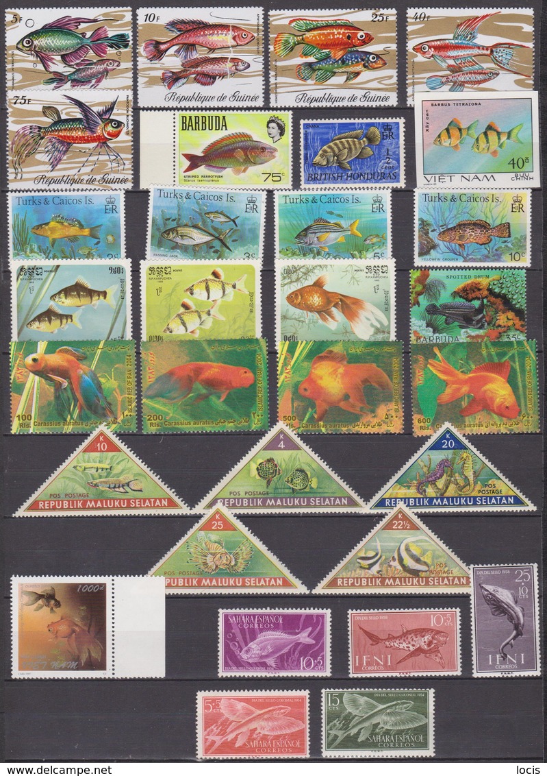 Different Stamp MNH**- Fish - Vissen