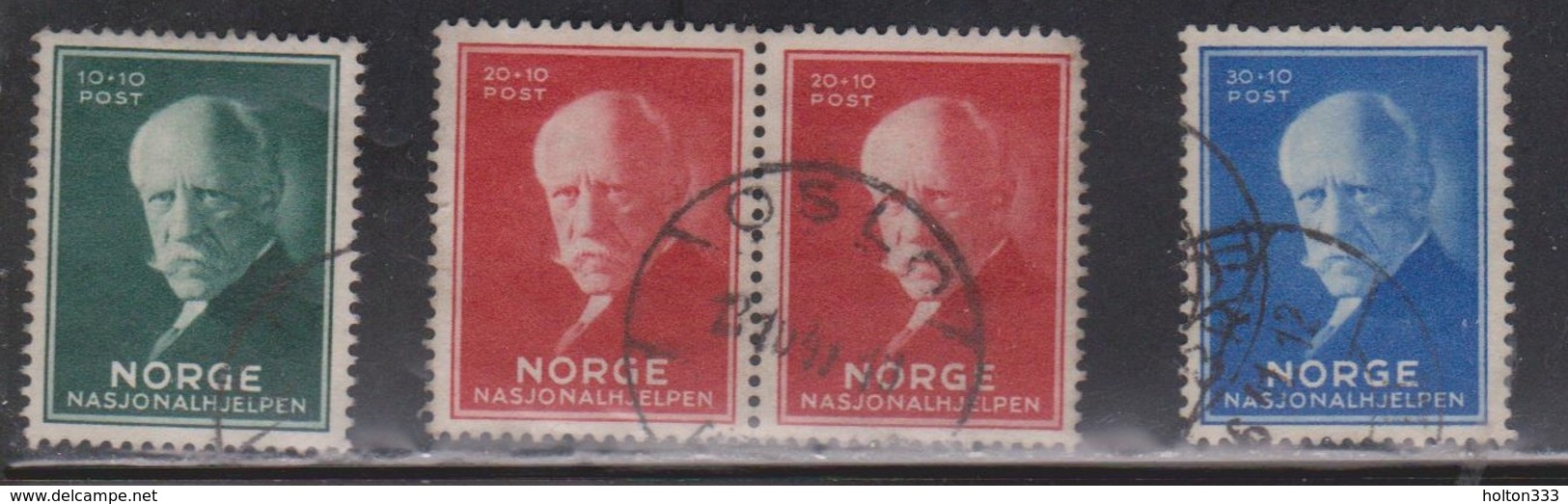 NORWAY Scott # B15, B17-8 Used - Used Stamps