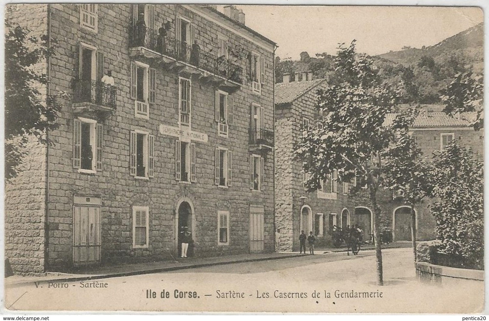 CORSE CPA  SARTENE - Les Casernes De La Gendarmerie - Sartene