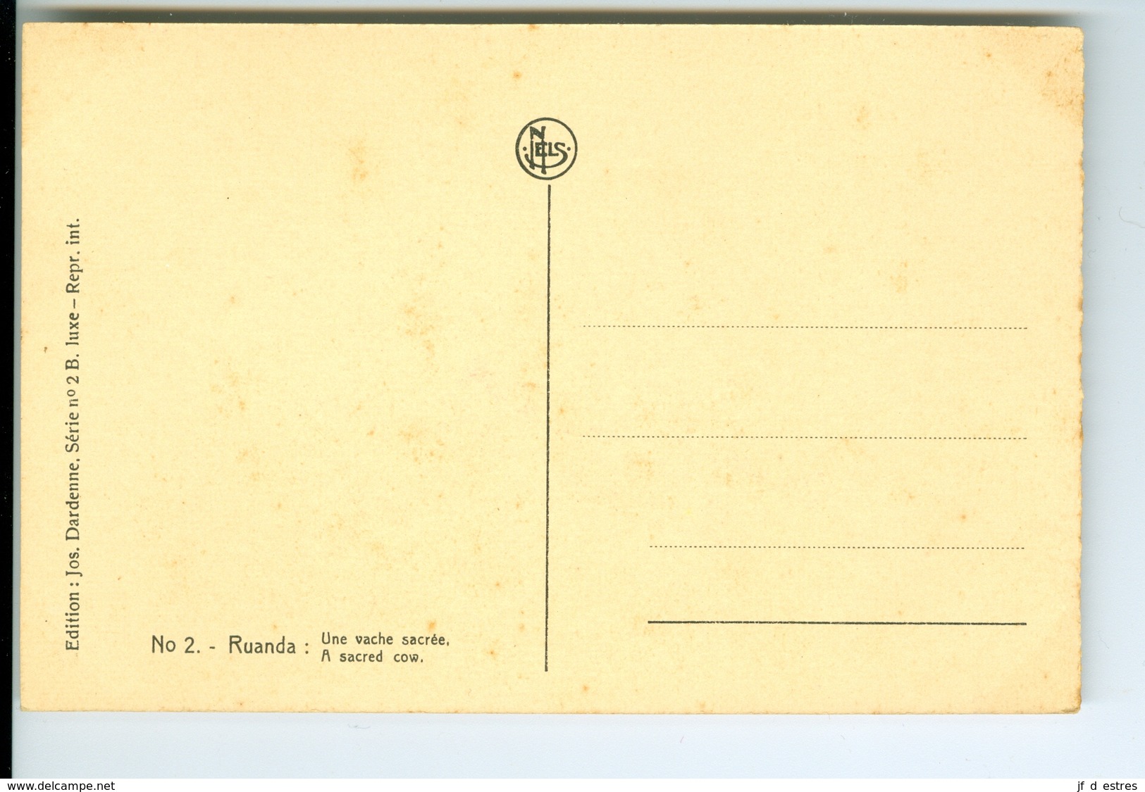 9 CP Ruanda Urundi "Bétail" Vaches Sacrées... Ed. Jos Dardenne 1 Carnet Sér. 2 B. Vers 1930 Ethnographie Rwanda Burundi - Ruanda-Urundi