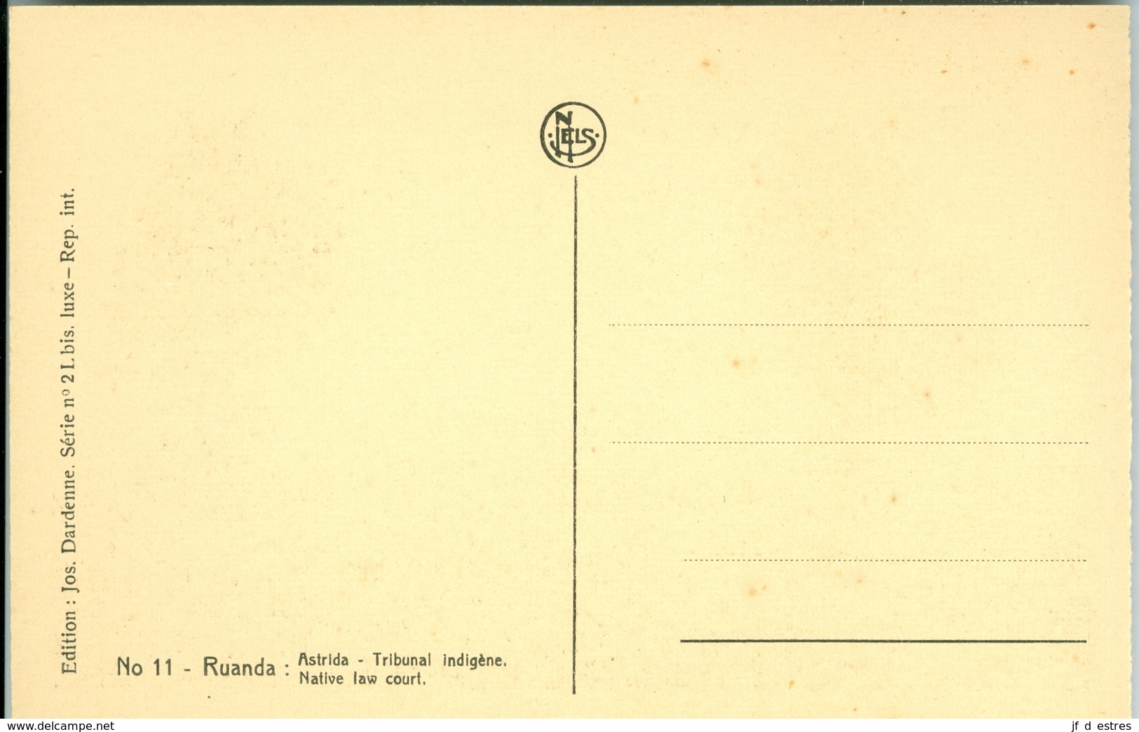 12 CP Ruanda Urundi Astrida & Kigali Ed. Jos Dardenne 1 carnet sér. 2 L bis. vers 1930 Ethnographie Rwanda Burundi