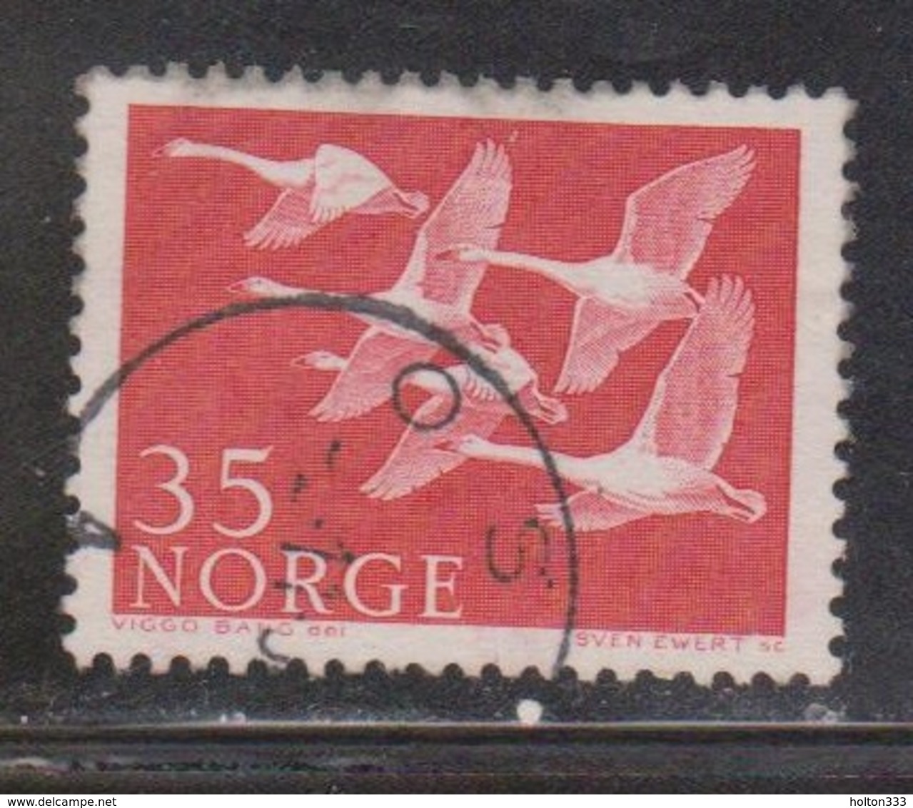 NORWAY Scott # 253 Used - Flying Geese - Used Stamps