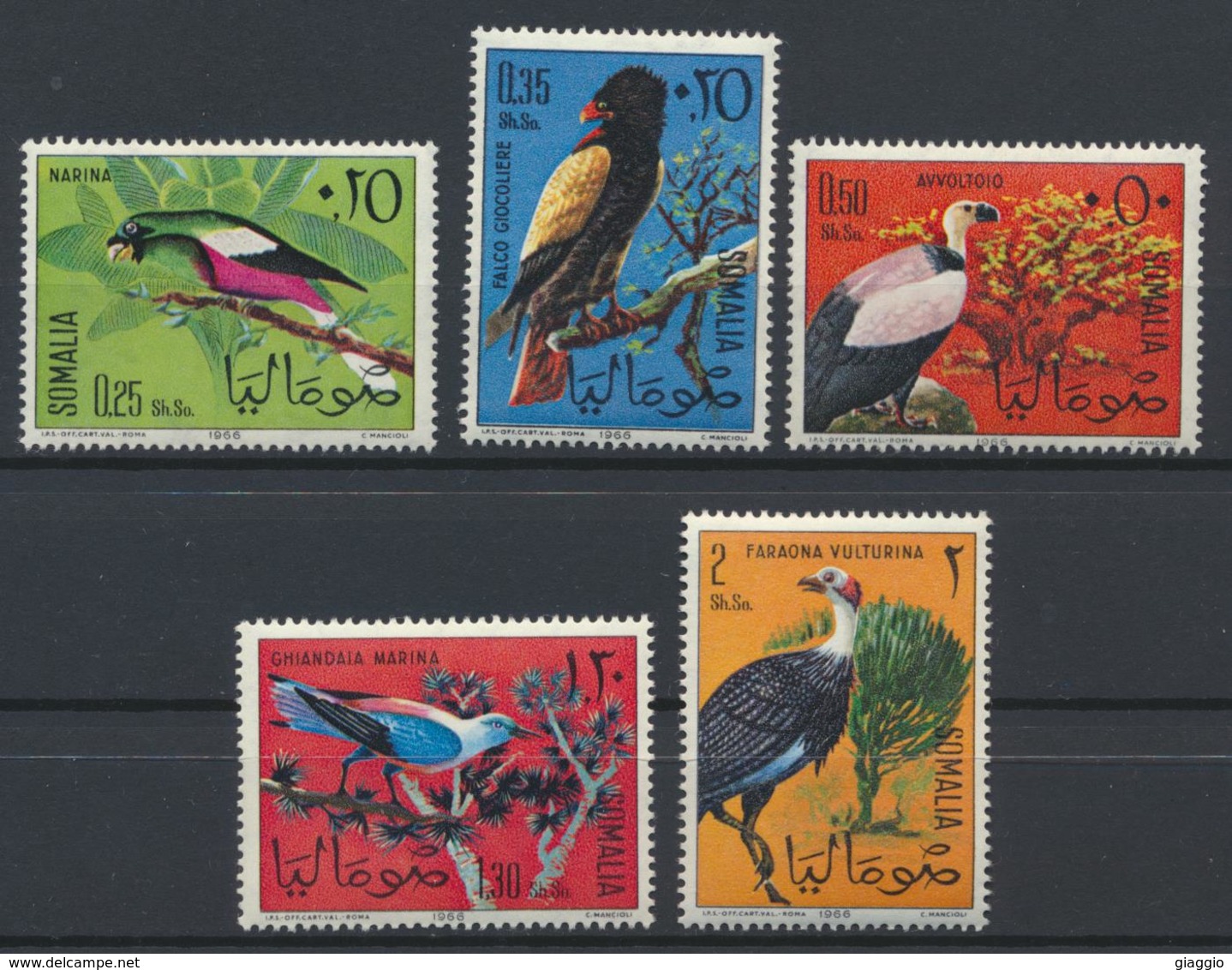 °°° SOMALIA - Y&T N°47/51 - 1966 MNH °°° - Somalia (1960-...)