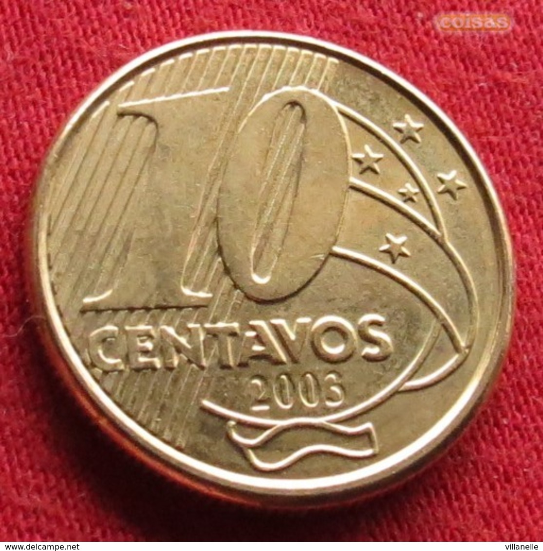 Brazil 10 Centavos 2003 KM# 649.2  Brasil Bresil - Brésil