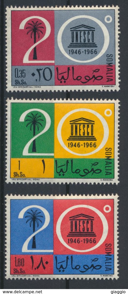 °°° SOMALIA - Y&T N°59/61 - 1966 MNH °°° - Somalia (1960-...)