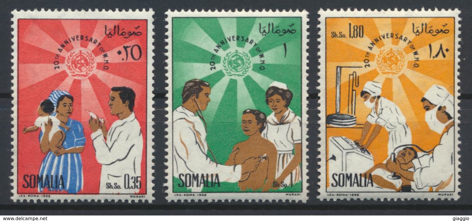 °°° SOMALIA - Y&T N°80/82 - 1968 MNH - Somalia (1960-...)