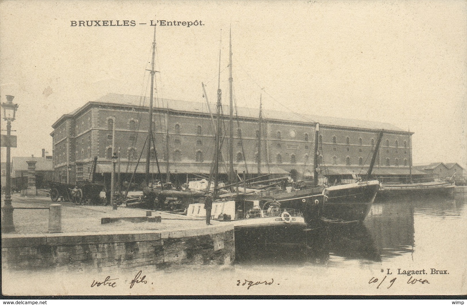 Bruxelles : L'Entrepôt  1904 - Maritime