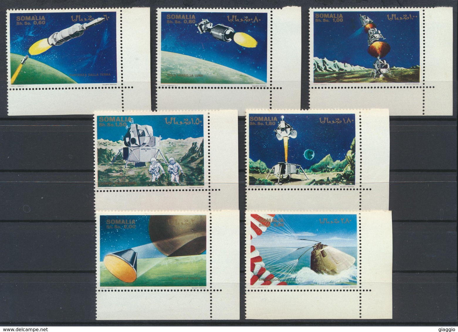 °°° SOMALIA - APOLLO XI - SPAZIO SPACE - 1970 MNH - Somalia (1960-...)