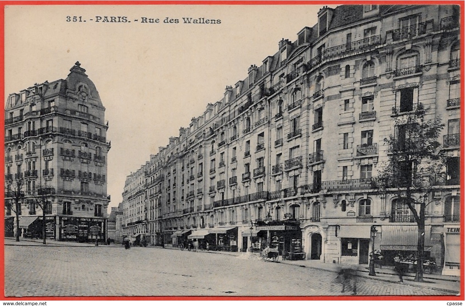 CPA 75013 PARIS XIII - Rue Des Wallons (et Non Des Wallens) - Arrondissement: 13