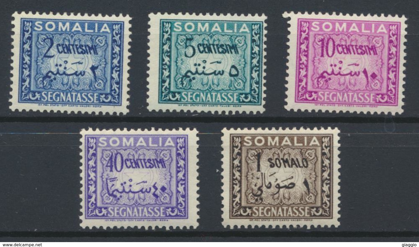 °°° SOMALIA - Y&T N°56/60 ESPR. - 1950 MNH °°° - Somalie