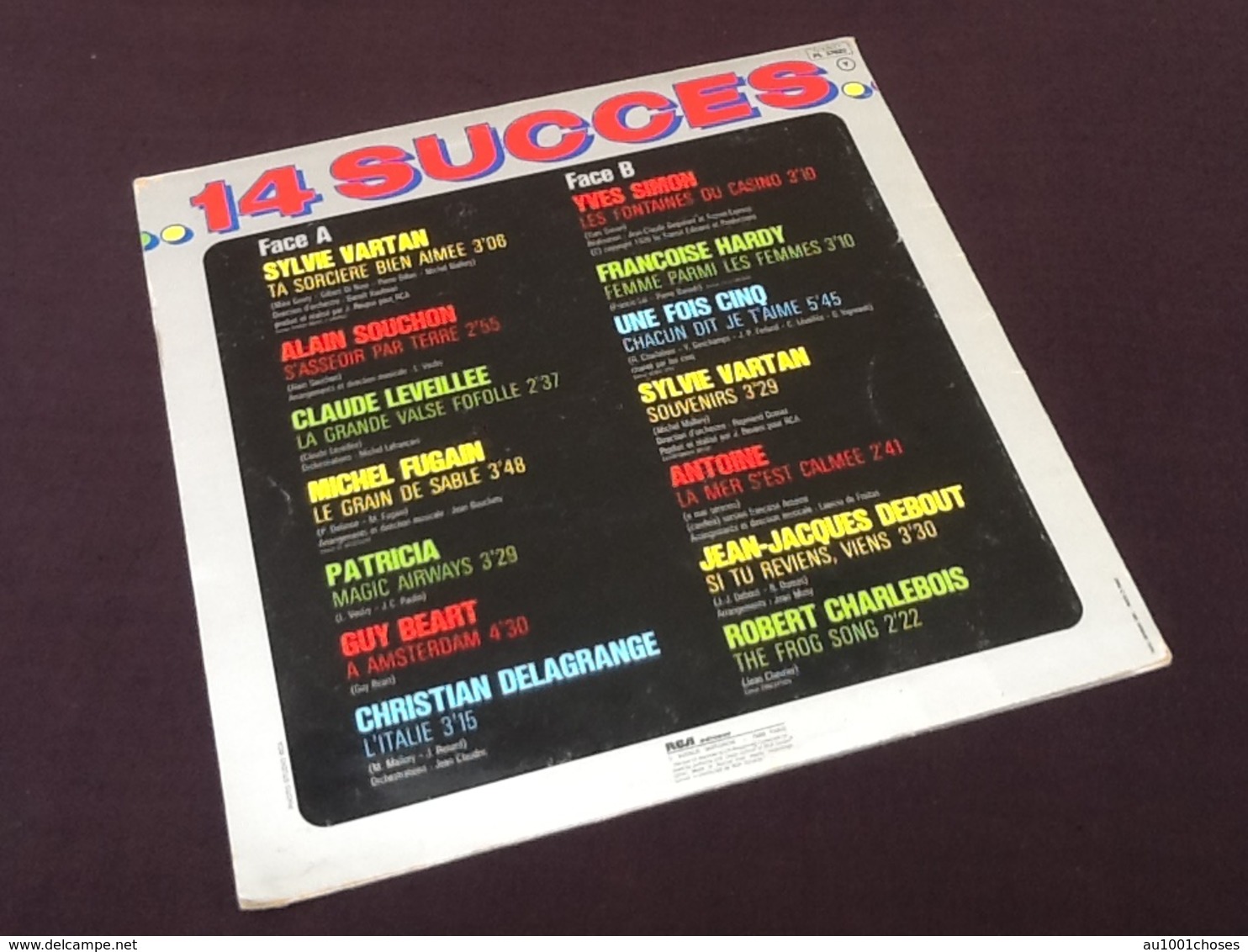 Vinyle 33 Tours 14 Succès (1977) - Compilations