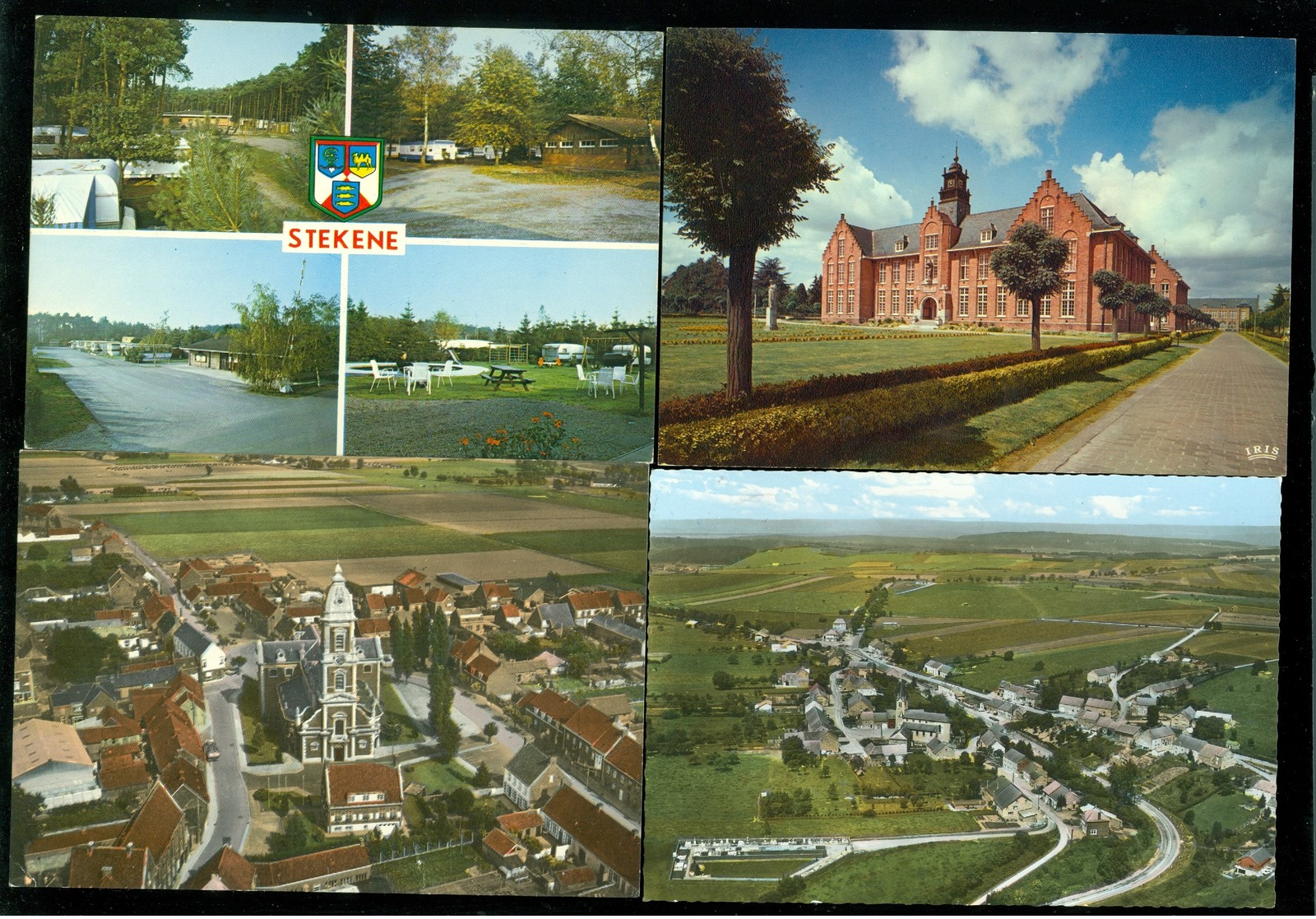 Beau lot de 60 cartes postales de Belgique  gr. format en couleurs  Mooi lot van 60 postkaarten van België groot formaat