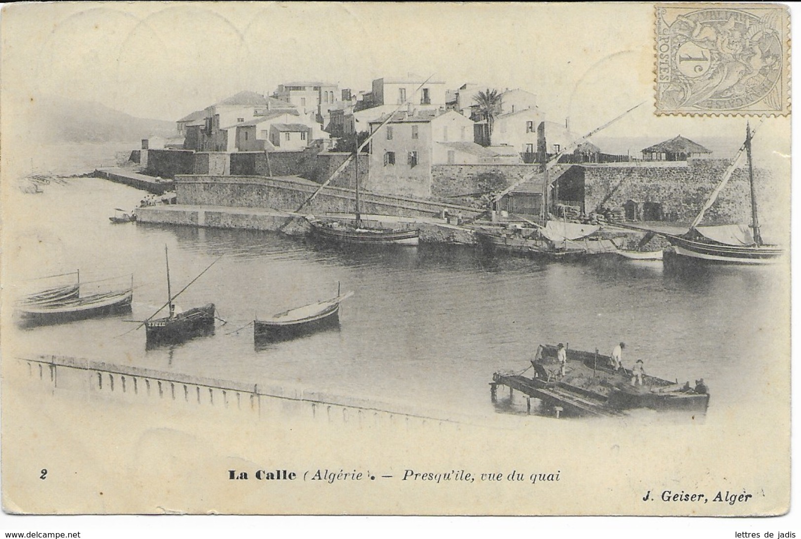 CP Cad  LA CALLE 1906 Pour HAMMAMEL  TTB - Lettres & Documents