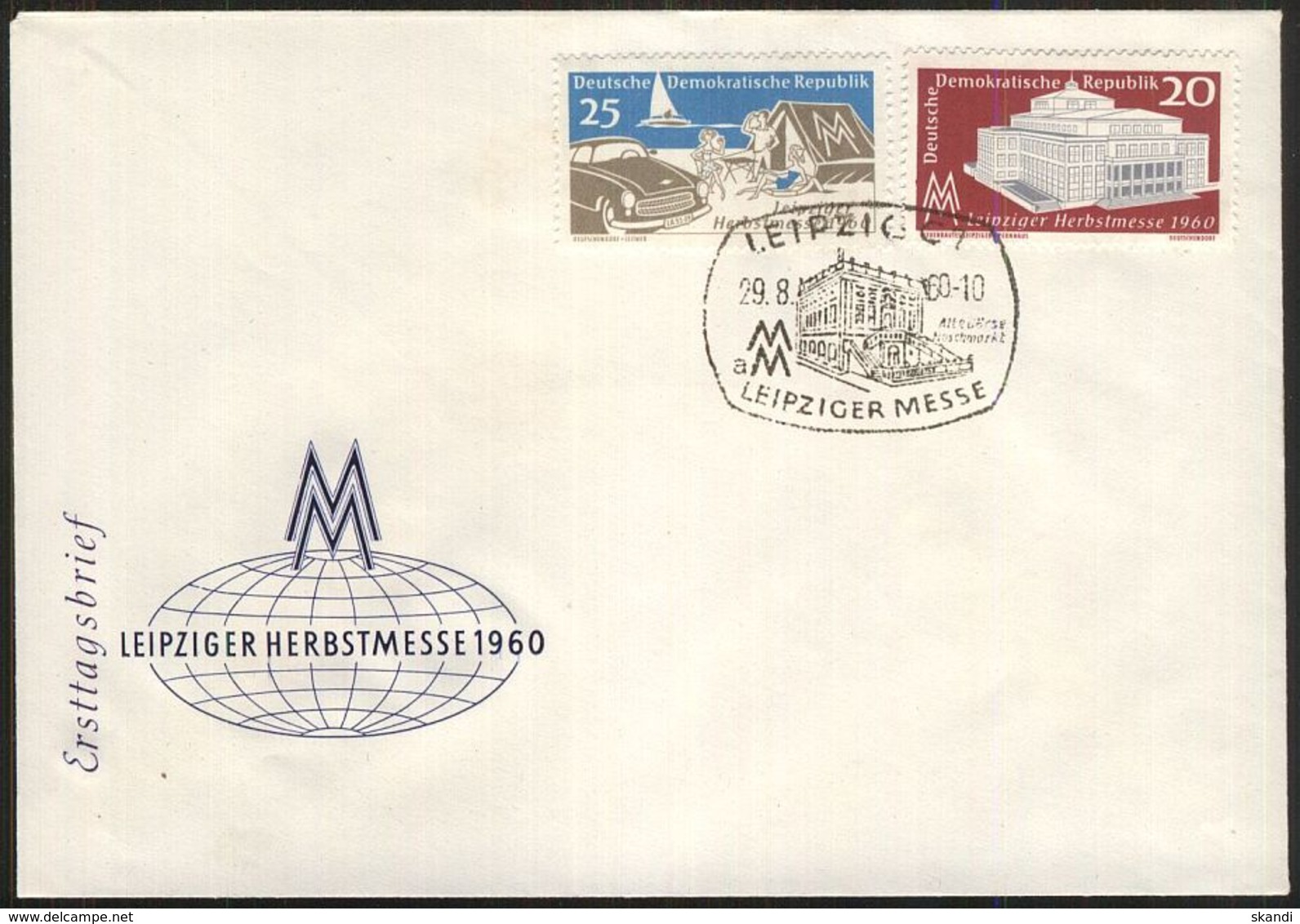 DDR 1960 Mi-Nr. 781/82 FDC - Sonstige & Ohne Zuordnung