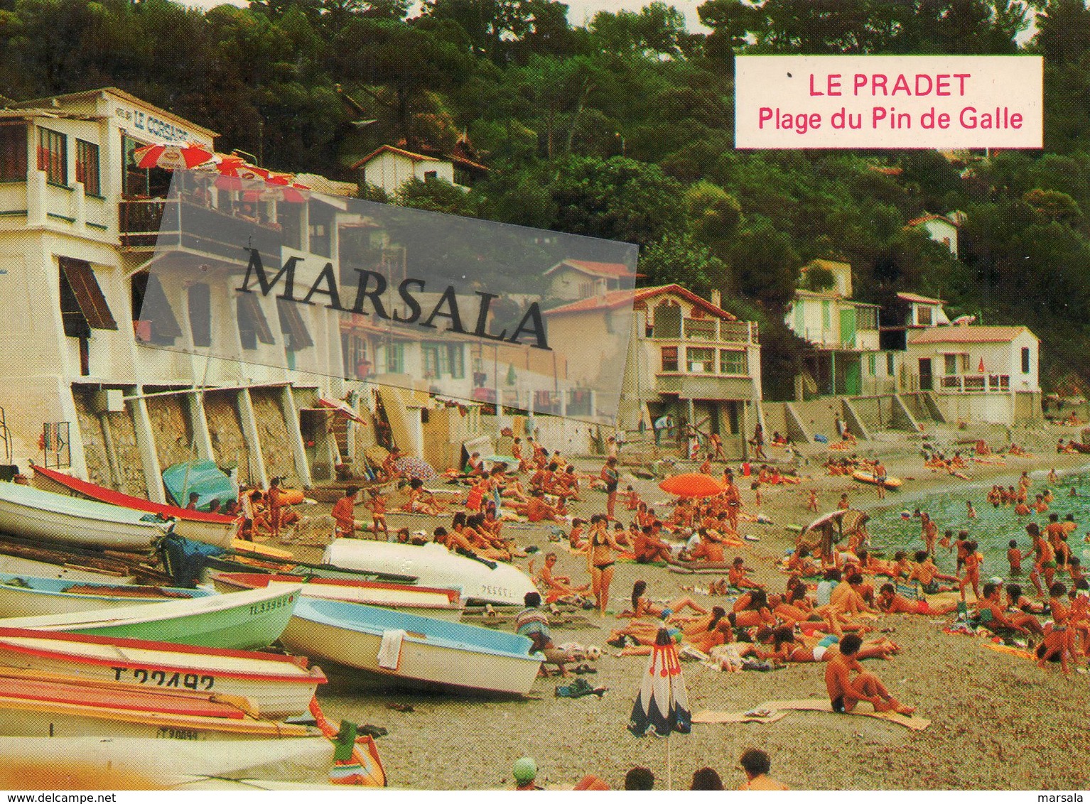 CPM   Le Pradet  Sur Mer  La Plage    Du Pin  De Galle - Le Pradet