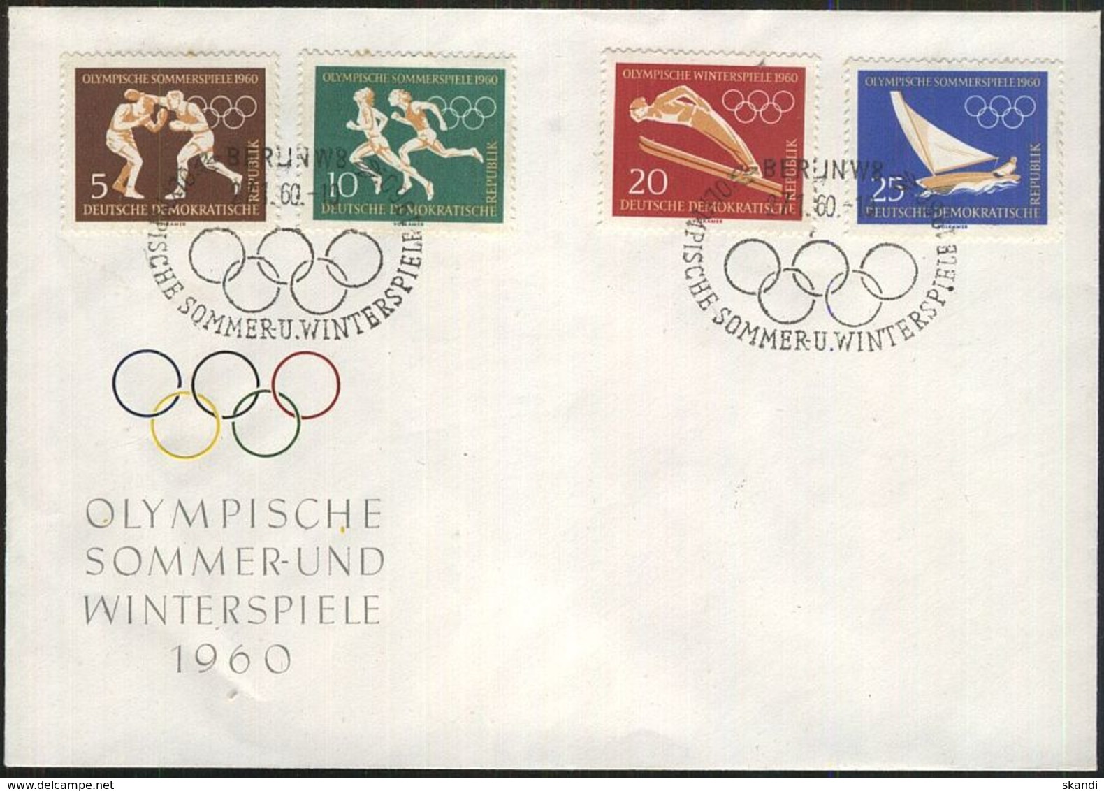 DDR 1960 Mi-Nr. 746/49 FDC - Sonstige & Ohne Zuordnung