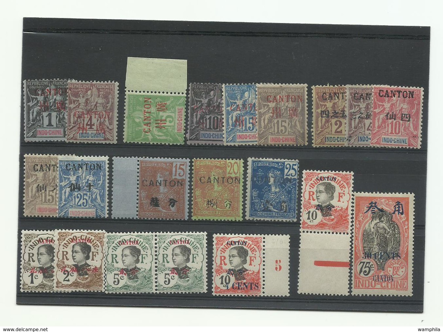 Canton, Lot Timbres Neufs, Cote: 104€ YT - Neufs