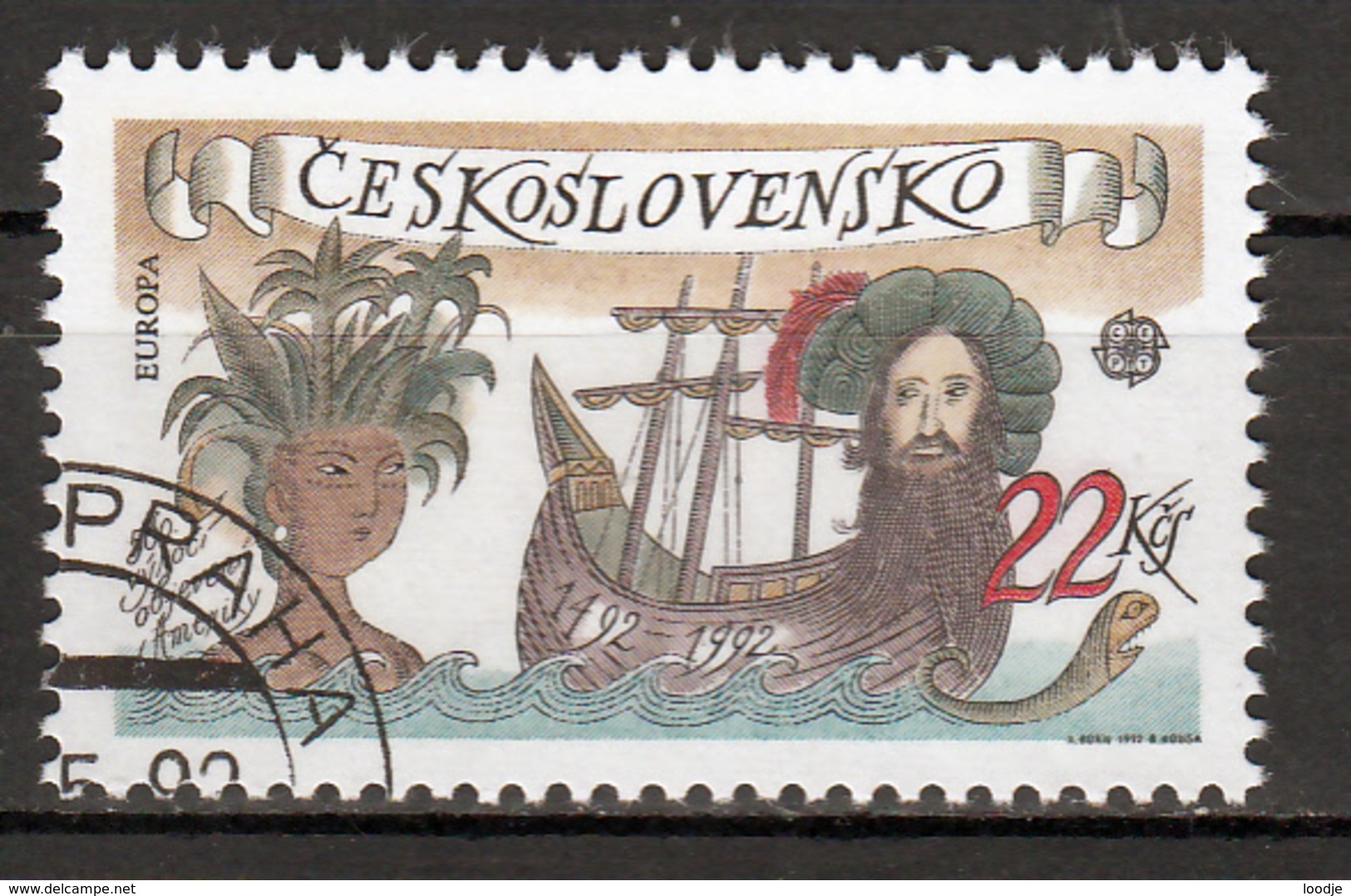 Tsjechoslowakije Mi 3314 Europa Cept 1992 Gestempeld  Fine Used - 1992