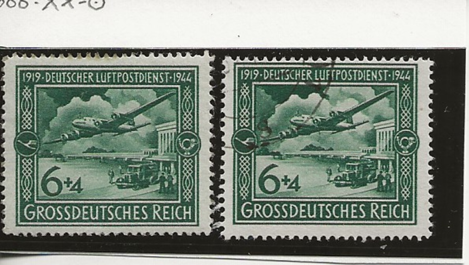 1944-25 Ans Luftpostdienst. - Luchtpost & Zeppelin