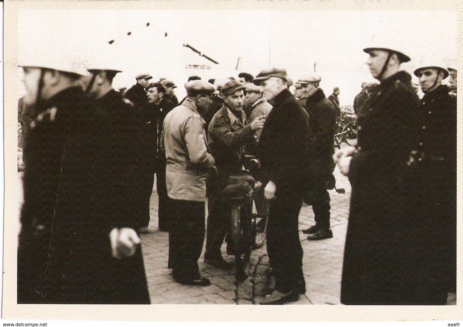 CP Belgique 1949 - Grève Des Dockers D'Anvers - Reproduction - Grèves