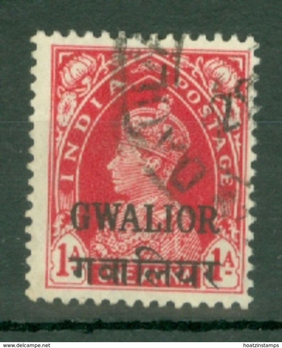 India - Gwalior: 1938/48   KGVI 'Gwalior' OVPT   SG108    1a    Used - Gwalior