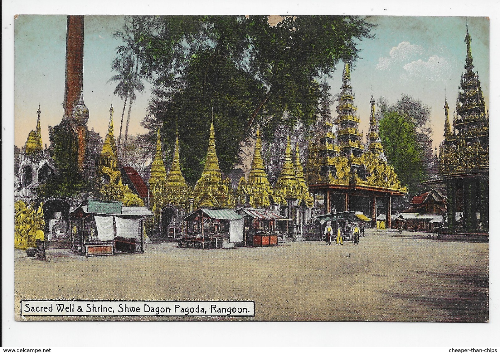 Sacred Well & Shrine, Shwe Dagon Pagoda, Rangoon - Ahuja 94 - Myanmar (Burma)