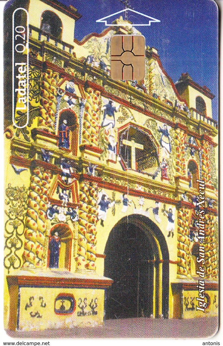 GUATEMALA - Iglesia De San Andres Xecul, Chip GEM3.3, Used - Guatemala