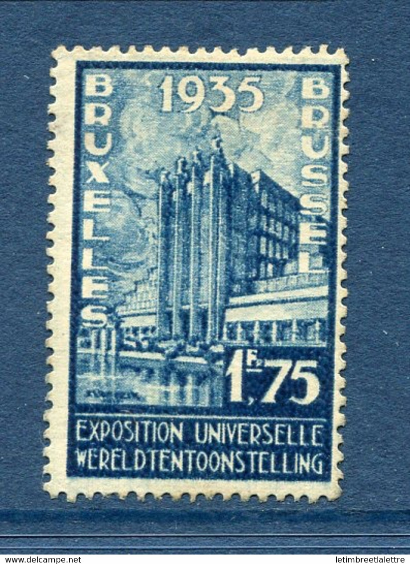 ⭐ Belgique - YT N° 389 ** - Neuf Sans Charnière - 1934 ⭐ - Nuevos