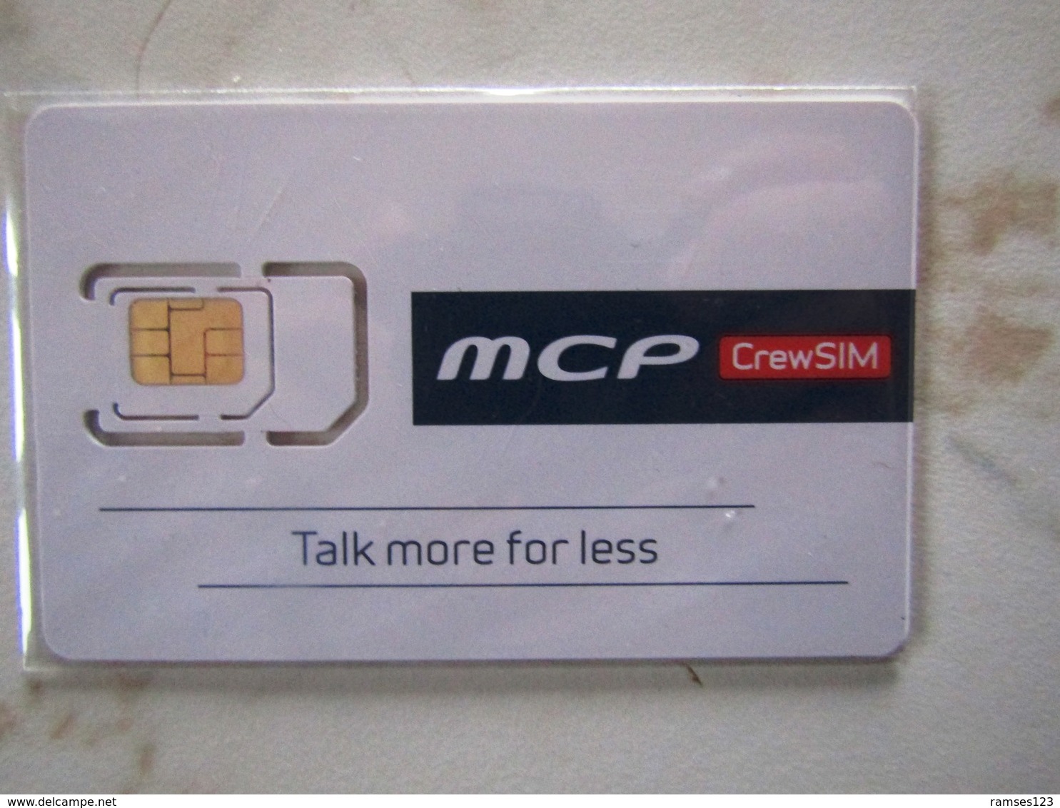 SIM   GSM  NORWAY   MCP   CREW SIM   TOP  MINT - Norvège
