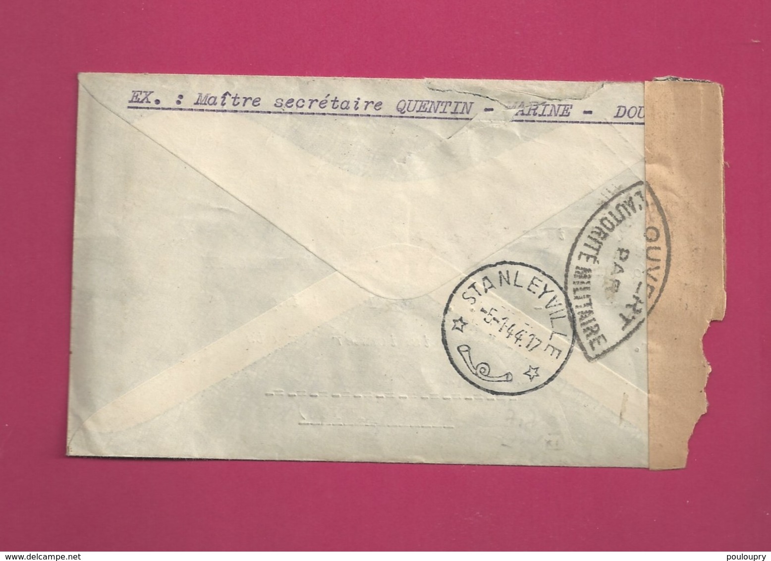 Lettre De 1944 Pour L' Afrique Du Sud - YT N° 130 En Paire Et 257 - France Libre - Lettres & Documents