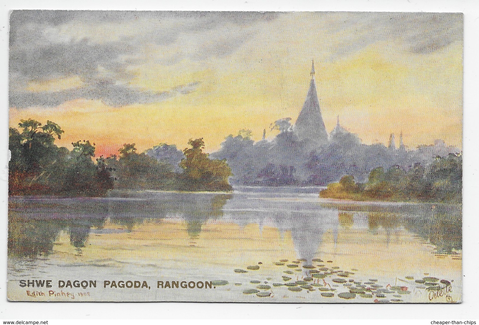 Shwe Dagon Pagoda, Rangoon. - Tuck Oilette 7880 - Myanmar (Burma)