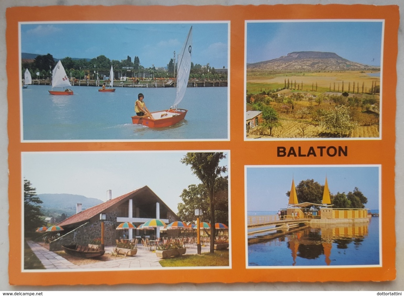 BALATON - Magyar - Hungary - Udvozlet A Balatonrol - Greeting From Lake Balaton - Camping Bar  Vg - Ungheria