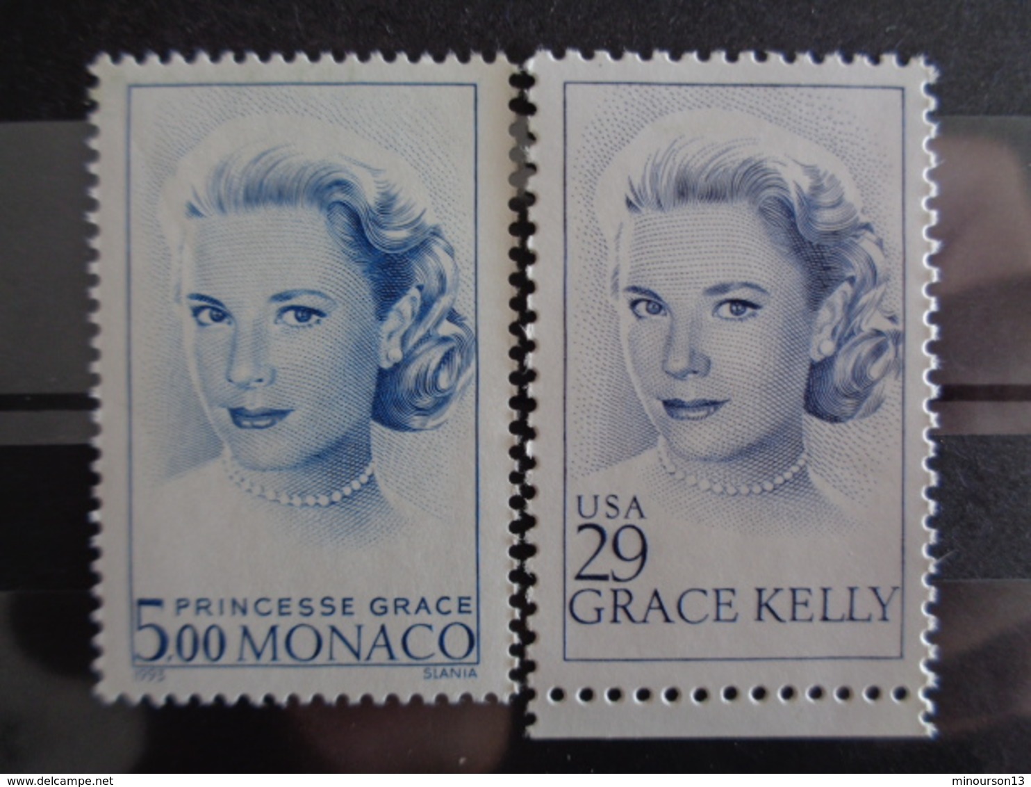 MONACO 1993 Y&T N° 1871 ** + EMISSION ETATS UNIS N° 2140 ** - HOMMAGE A GRACE KELLY - Unused Stamps