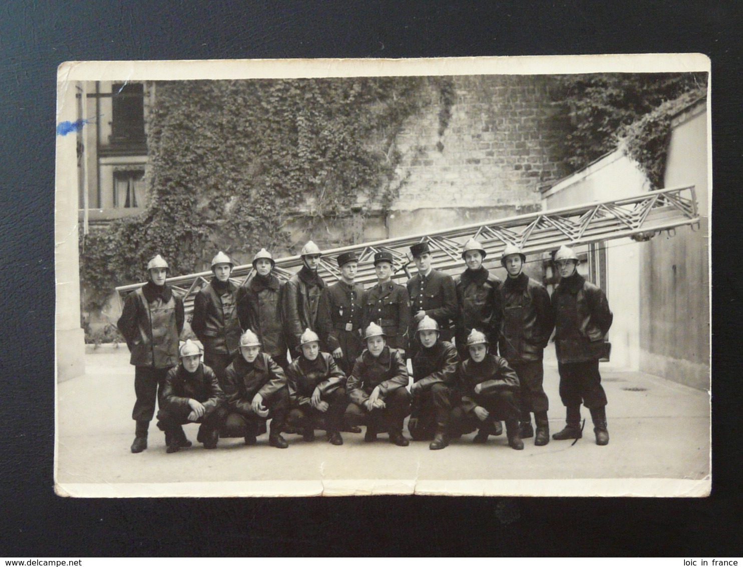 Photo Ancienne Sapeurs Pompiers - Métiers