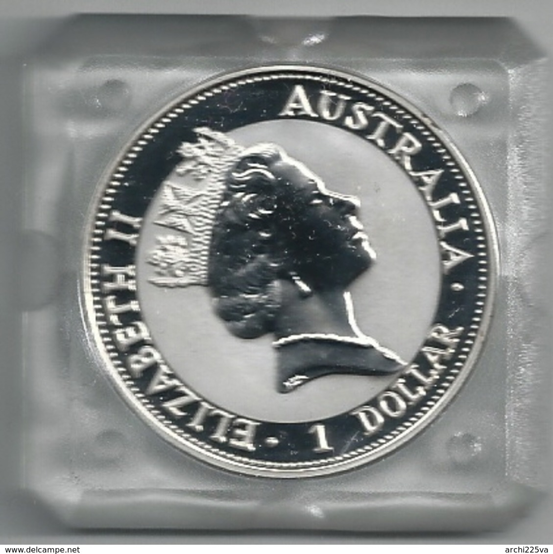 1992 AUSTRALIA - Kookaburra - 1 Dollars FDC PROOF - Argento / Argent / Silver  999 / 1000 - Confezione Originale (3 Foto - Dollar