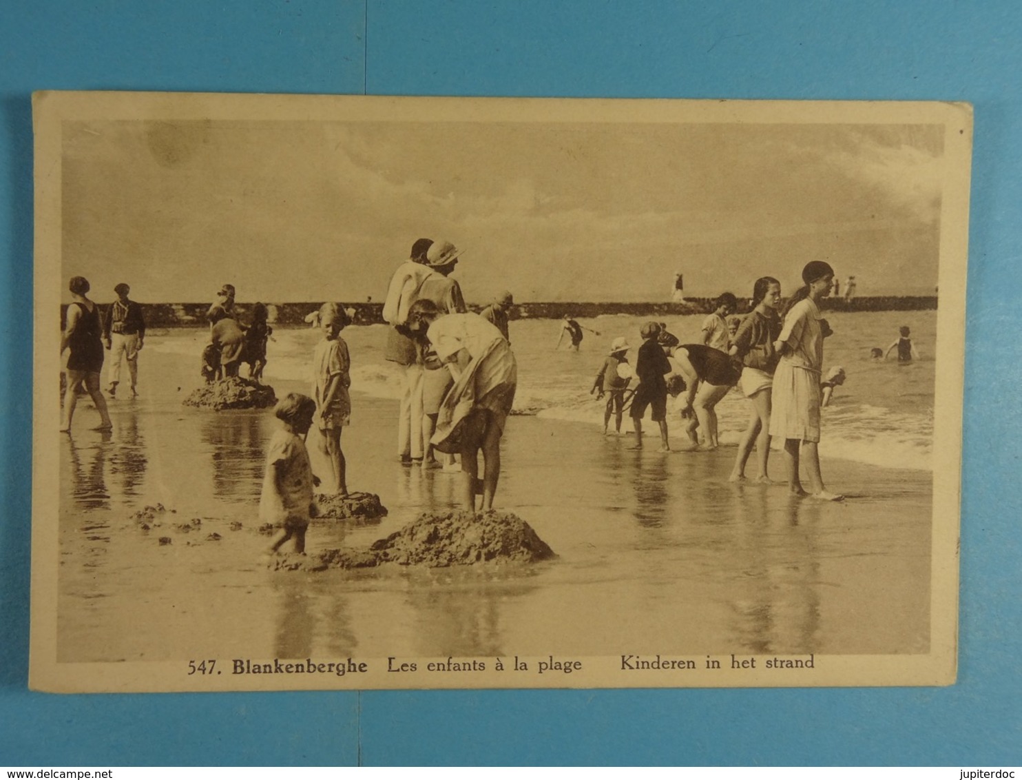 Blankenberghe Les Enfants à La Plage - Blankenberge