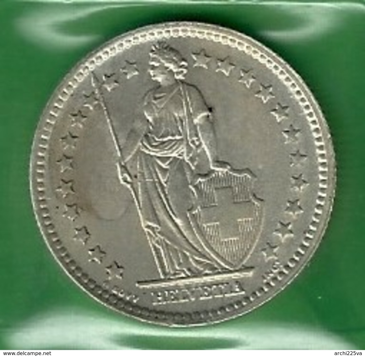 SVIZZERA 1958 - Helvetia - 2 Fr / CHF - BB / SPL  - Argento / Argent / Silver - Confezione In Bustina - Altri & Non Classificati