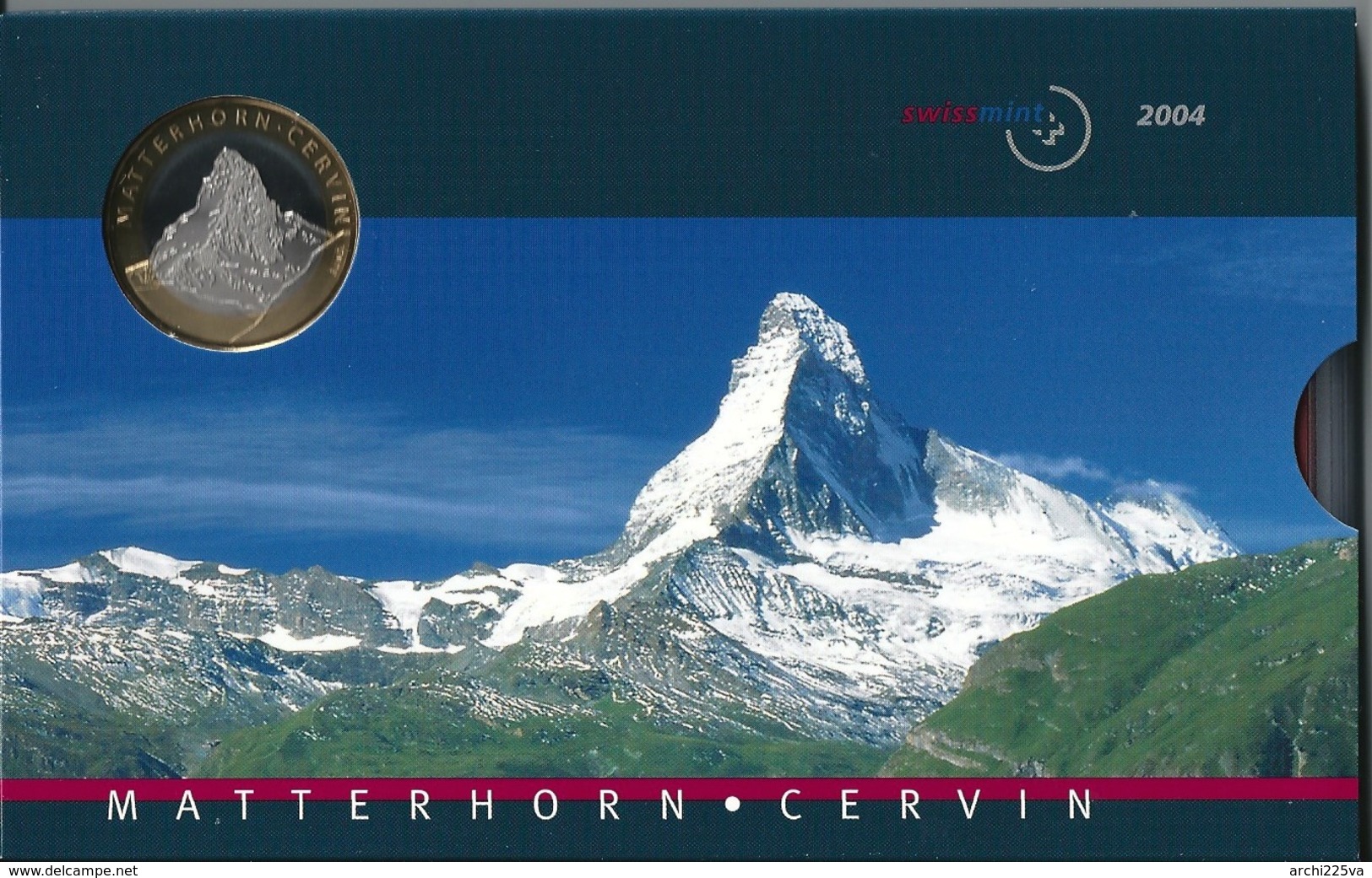 SVIZZERA 2004 - CERVIN - DIVISIONALE FDC - N.° 9 Pezzi - Con 5 + 10 CHF (Fr. Sv.) - Confezione Originale (3 Foto) - Other & Unclassified