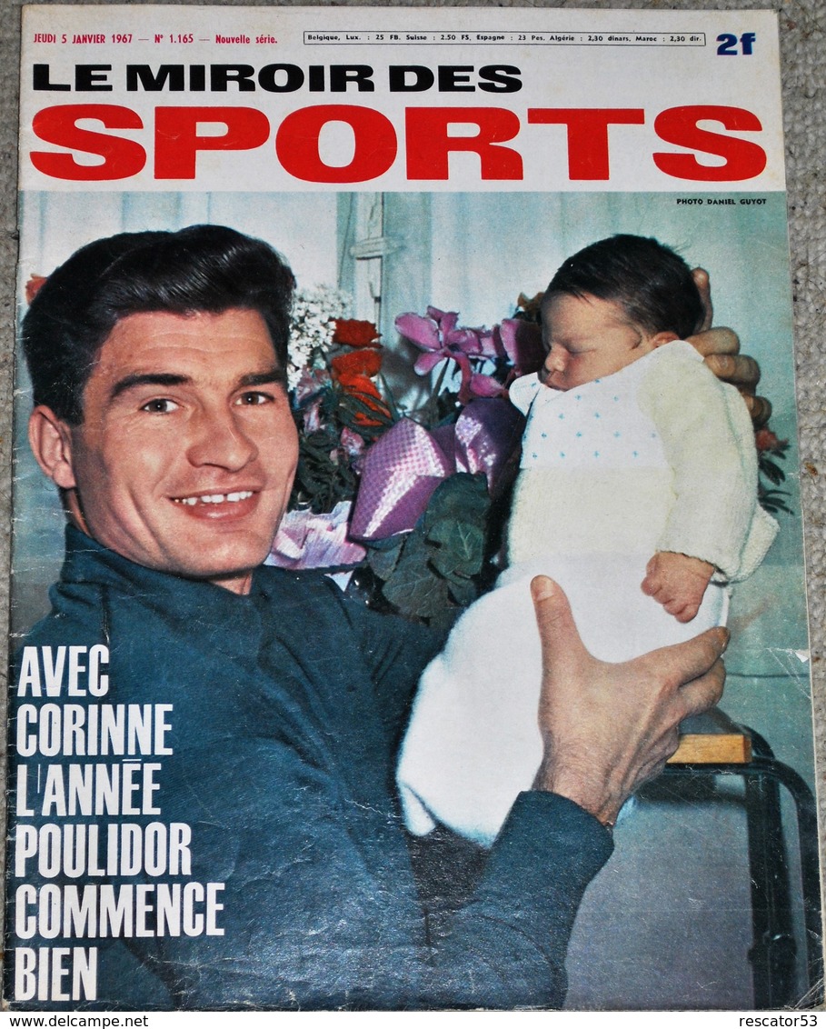 Rare Revue Miroir Des Sports 5 Janvier 1967 Poulidor - Sport