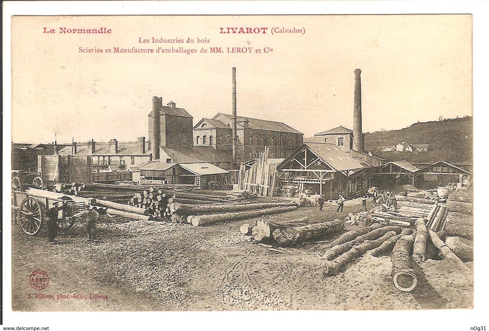 14 - Livarot  Les Industries Du Bois - Livarot