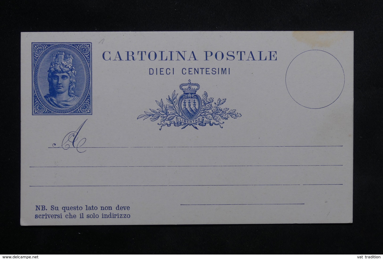 SAINT MARIN - Entier Postal Non Circulé  - L 22272 - Postal Stationery