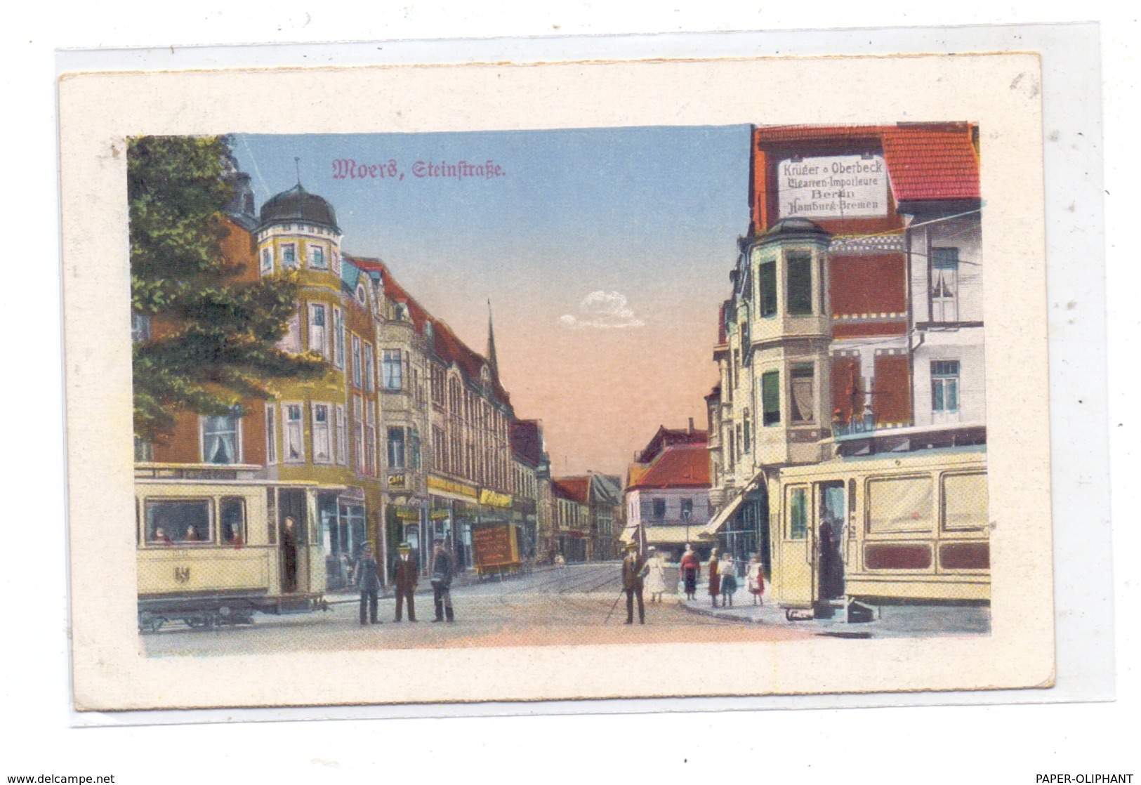 4130 MOERS, Steinstrasse, Strassenbahnen / Tram - Mörs