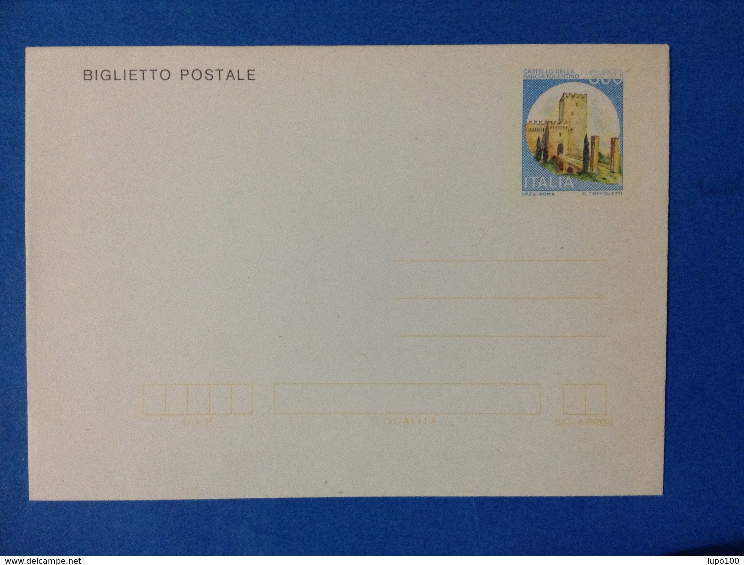 1983 ITALIA BIGLIETTO POSTALE NUOVO MNH** - CASTELLO DELLA RANCIA TOLENTINO 300 LIRE - Ganzsachen