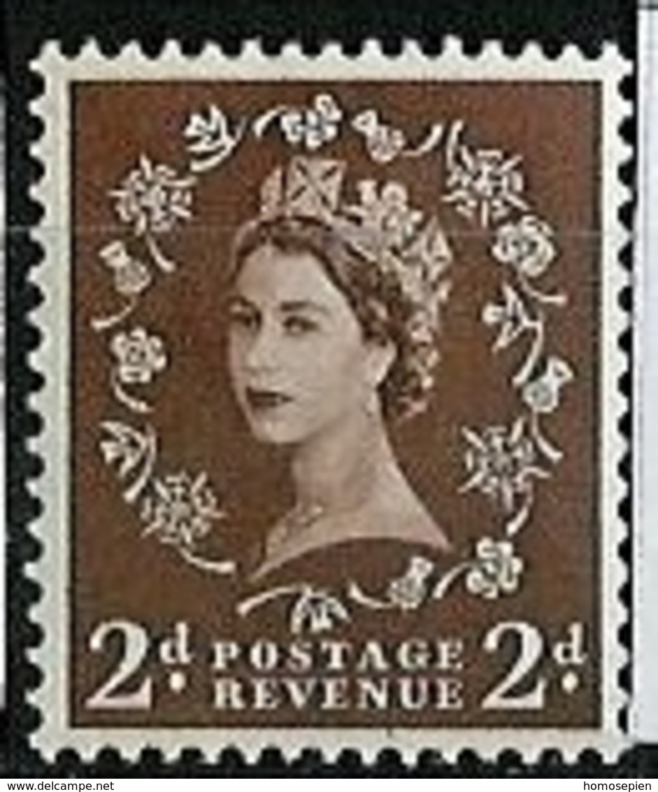 Grande Bretagne - Great Britain - Großbritannien 1952-54 Y&T N°265- Michel N°260 Nsg - 2p Reine Elisabeth II - Neufs