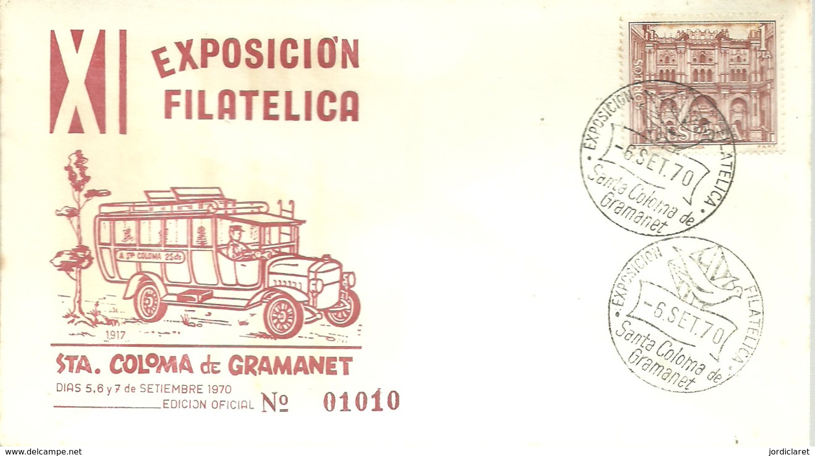 MATASELLOS 1970 SANTA COLOMA DE GRAMANET - Cartas & Documentos