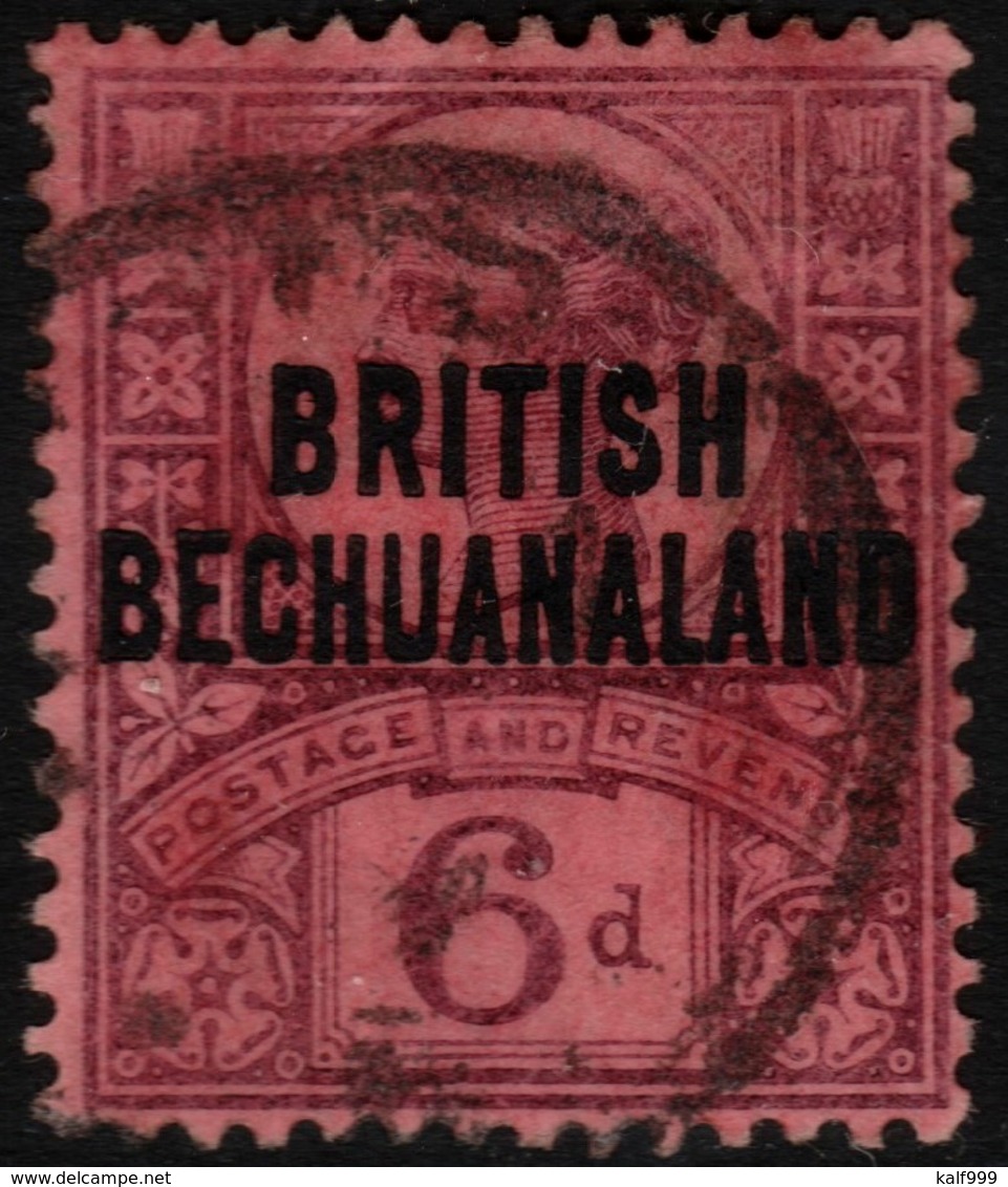 ~~~ Commonwealth Bechuanaland 1891 - Queen VIC  - Mi. 43 (o)  ~~~ - 1885-1895 Kolonie Van De Kroon