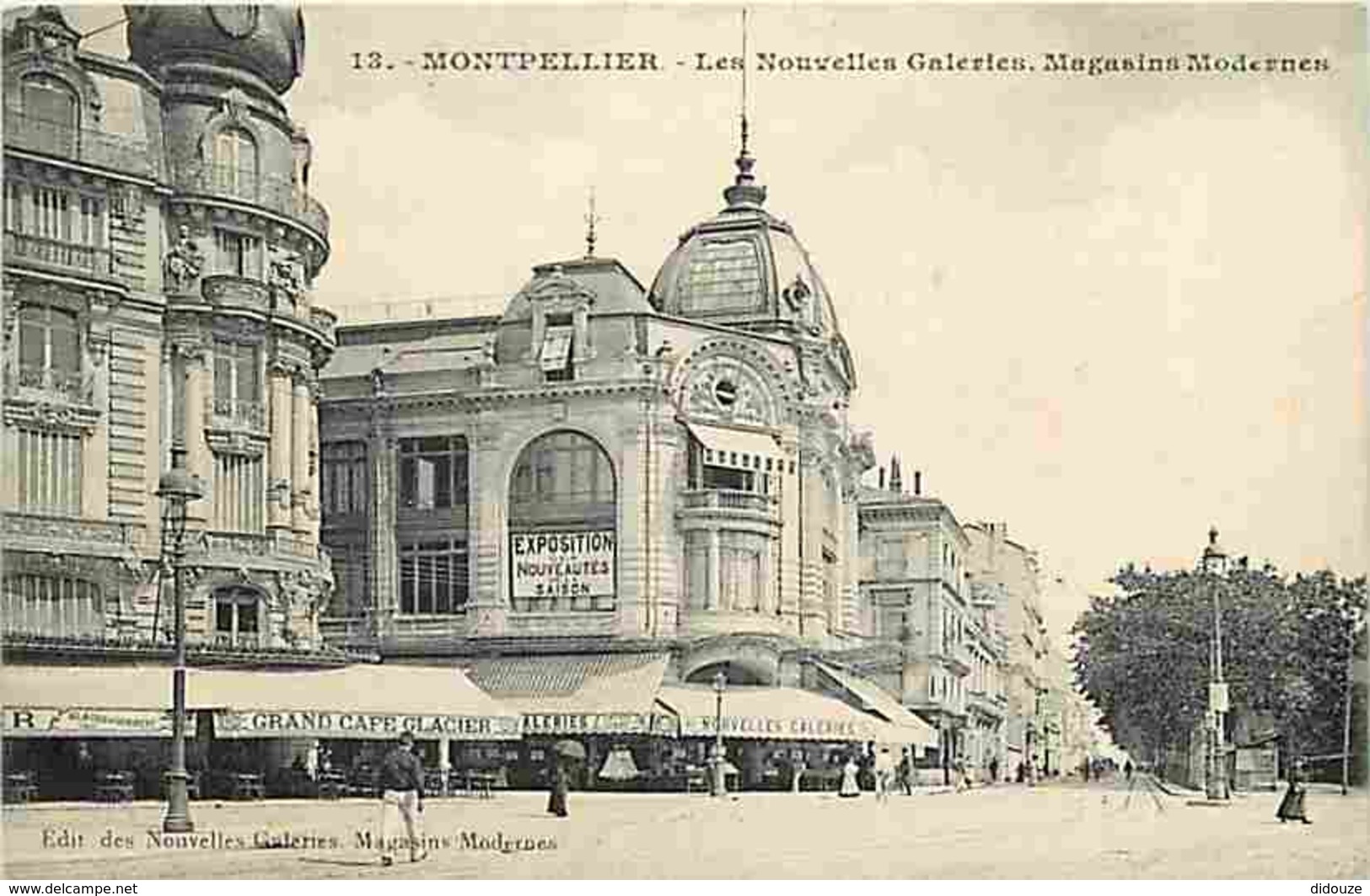 34 - Montpellier - Les Nouvelles Galeries - Magasins Modernes - Animée - Commerces - Voir Scans Recto-Verso - Montpellier