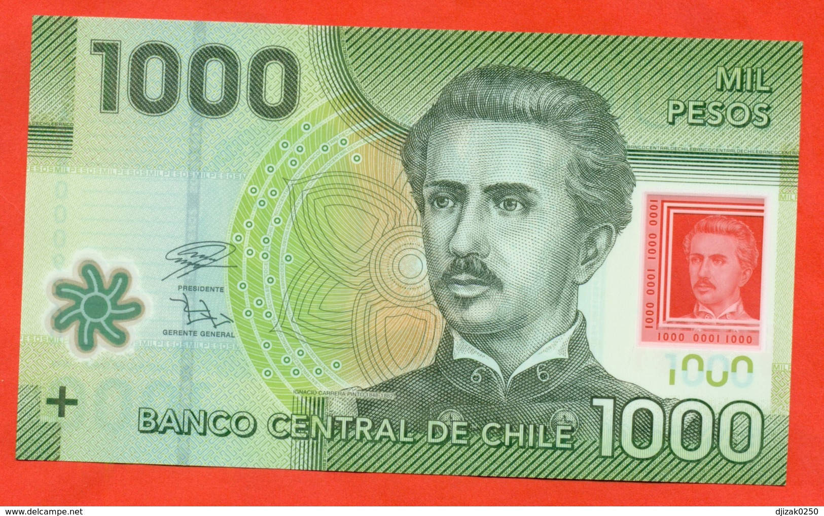 Chile  2018. 1000 Pesos. Plastic.UNC. - Cile